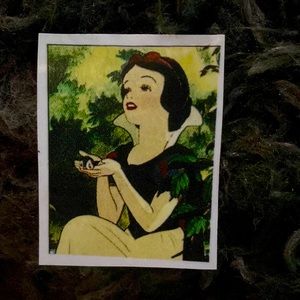vintage  style snow white stickers